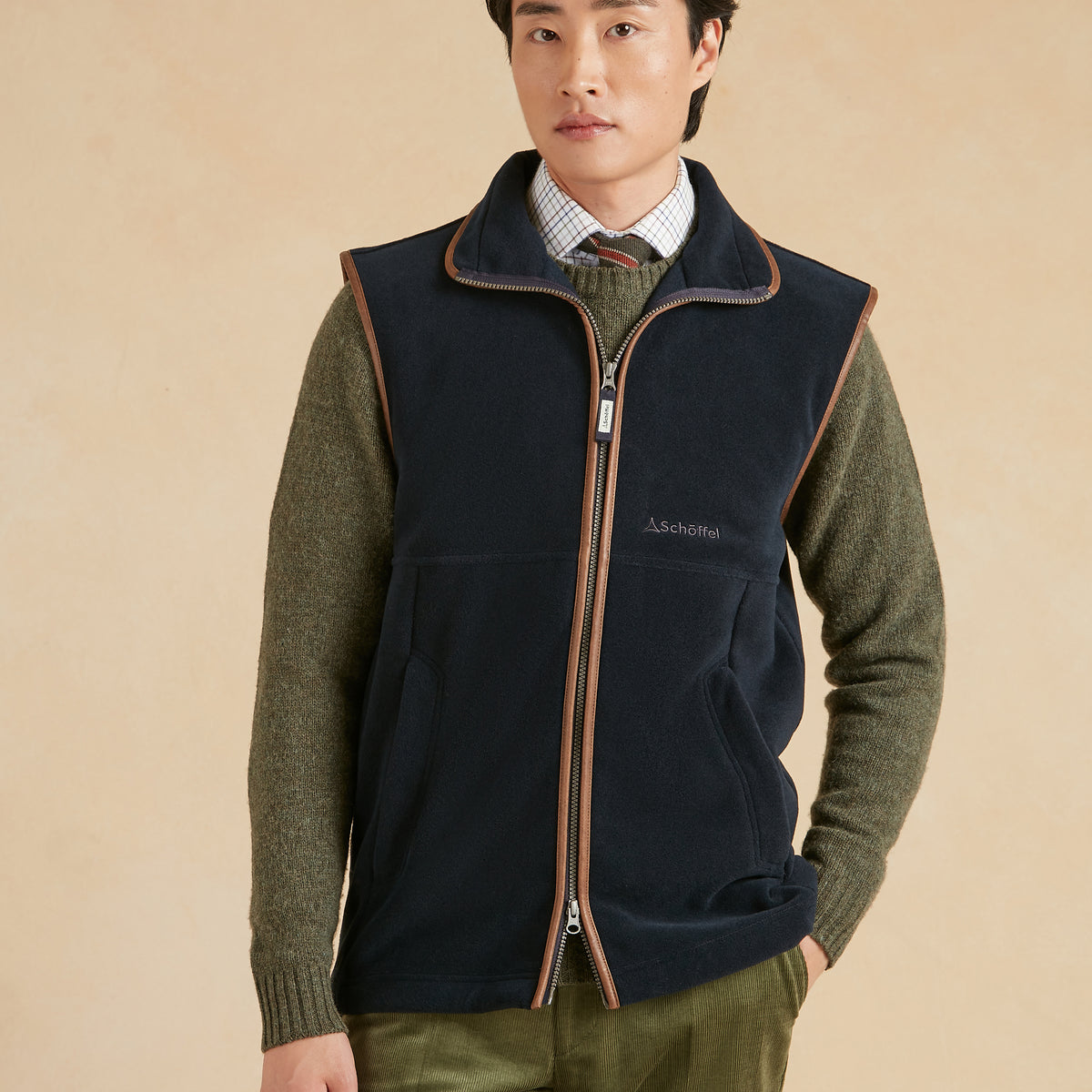 Schöffel Oakham Fleece Gilet Navy Men's Schöffel Gilets