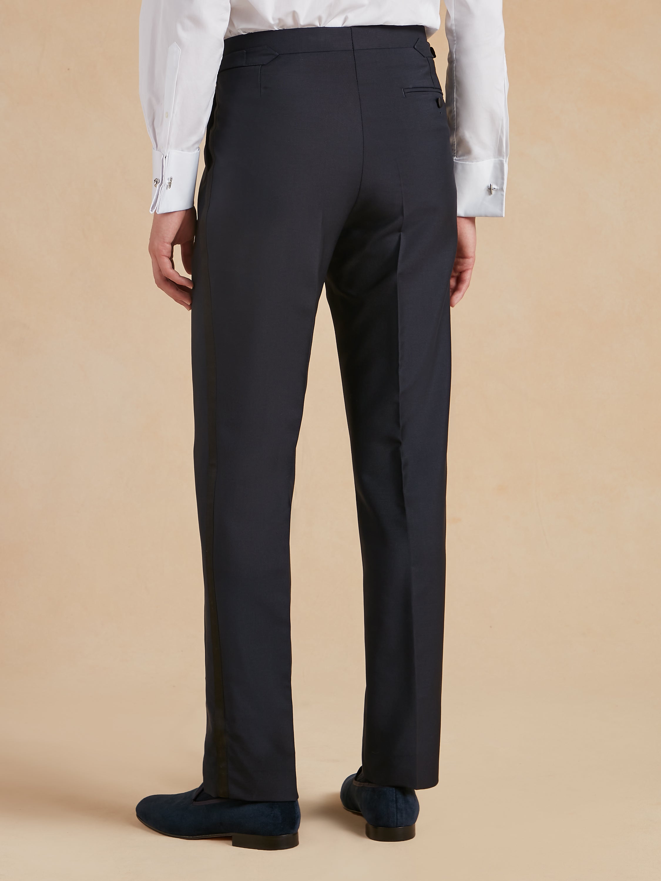 Shawl Lapel Wool/Mohair Dinner Suit – Midnight