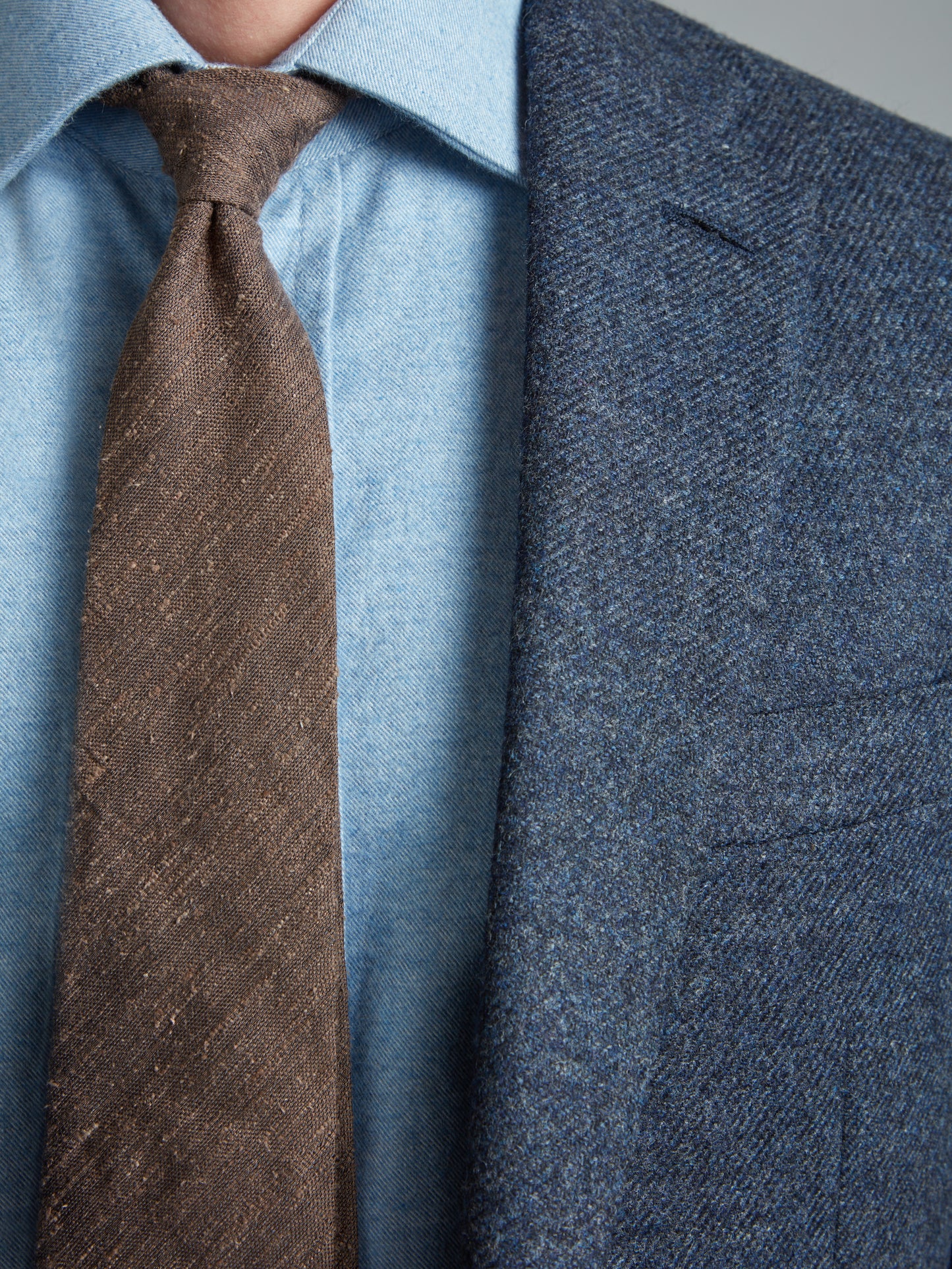 Sloan Jacket Mid Weight Denim Blue Wool Men's Jackets Oliver