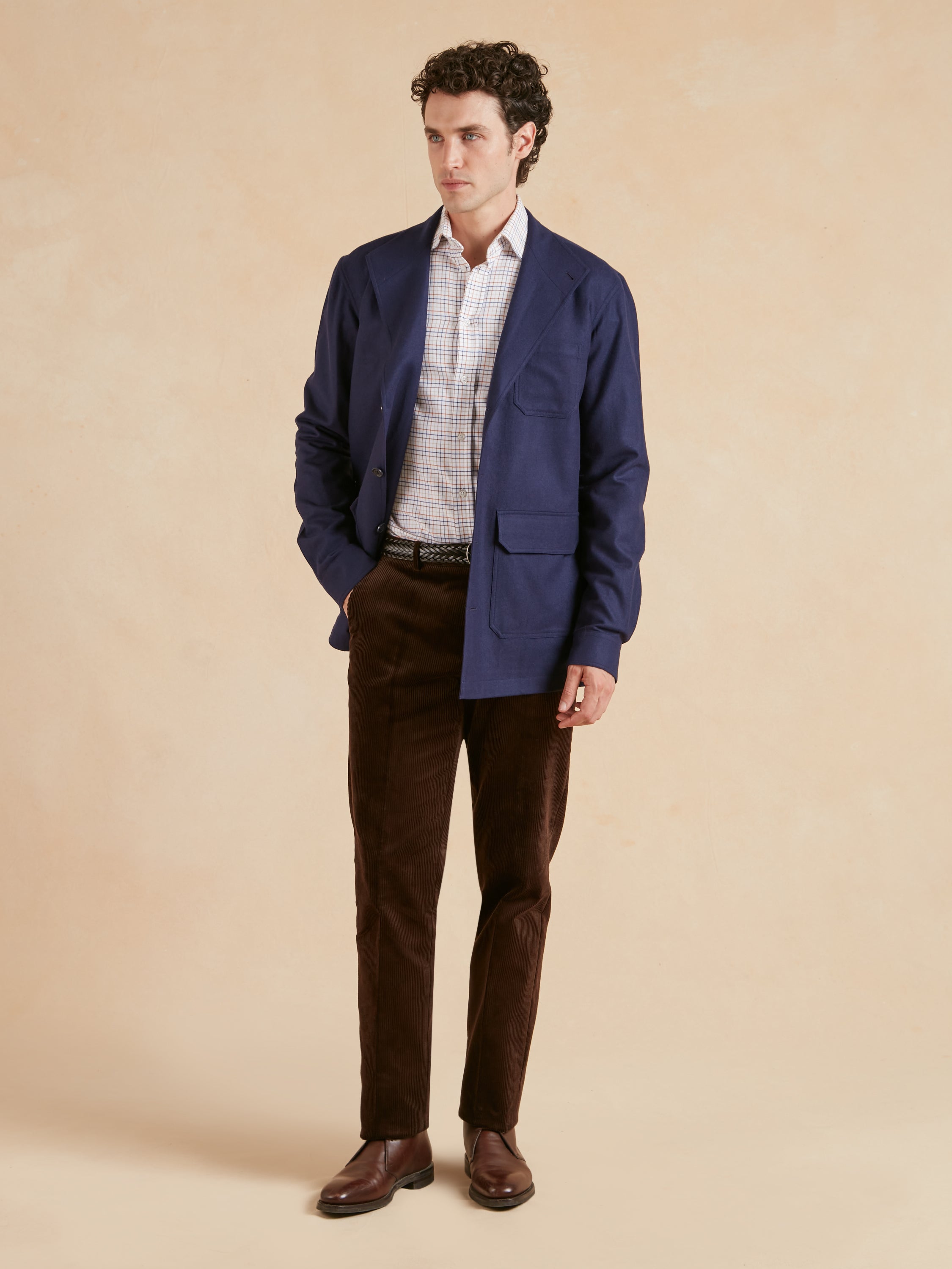 Teba Jacket Loden - Navy