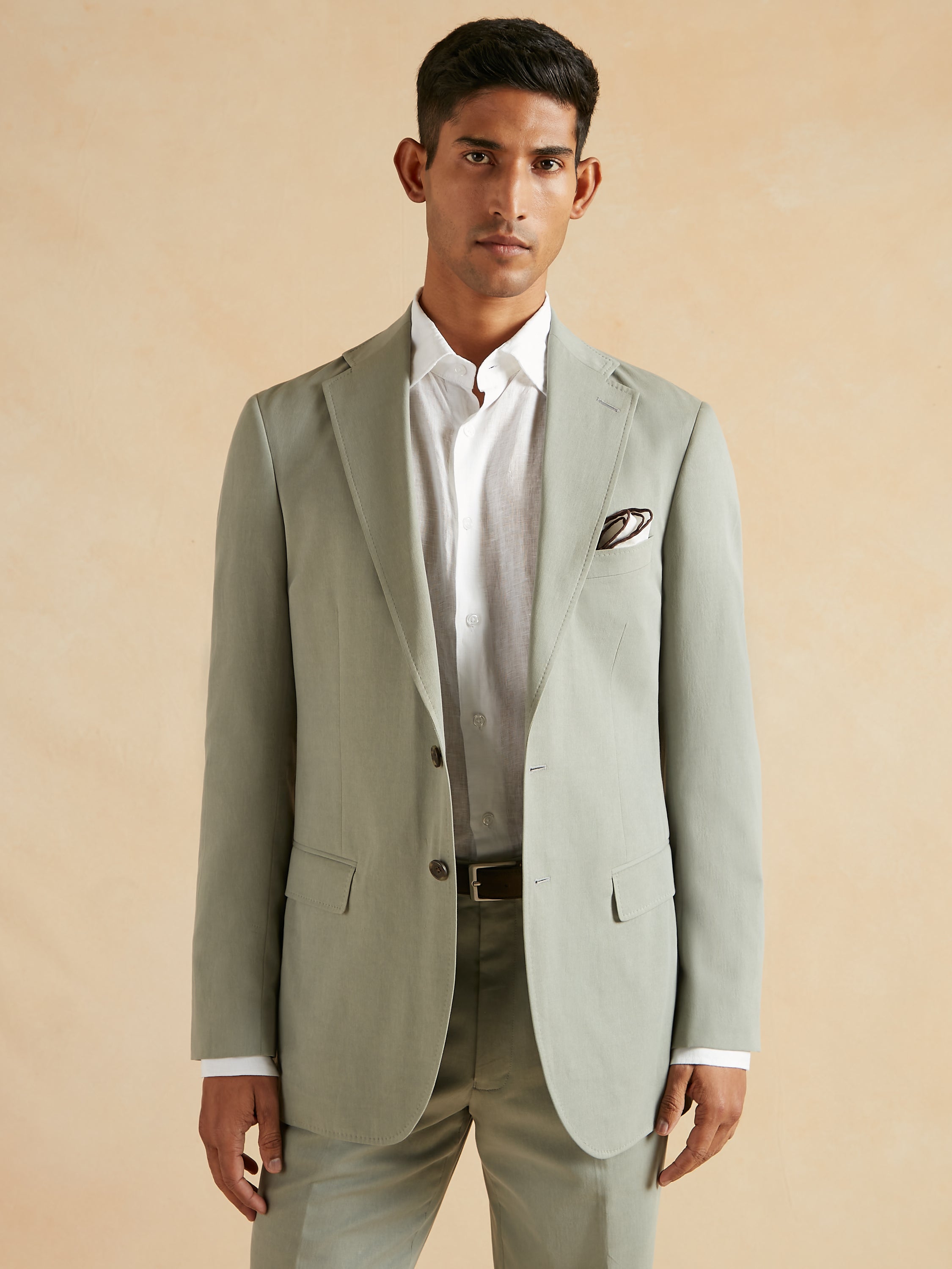 Supercycle - Unstructured Kapok Cotton Jacket - Light Sage