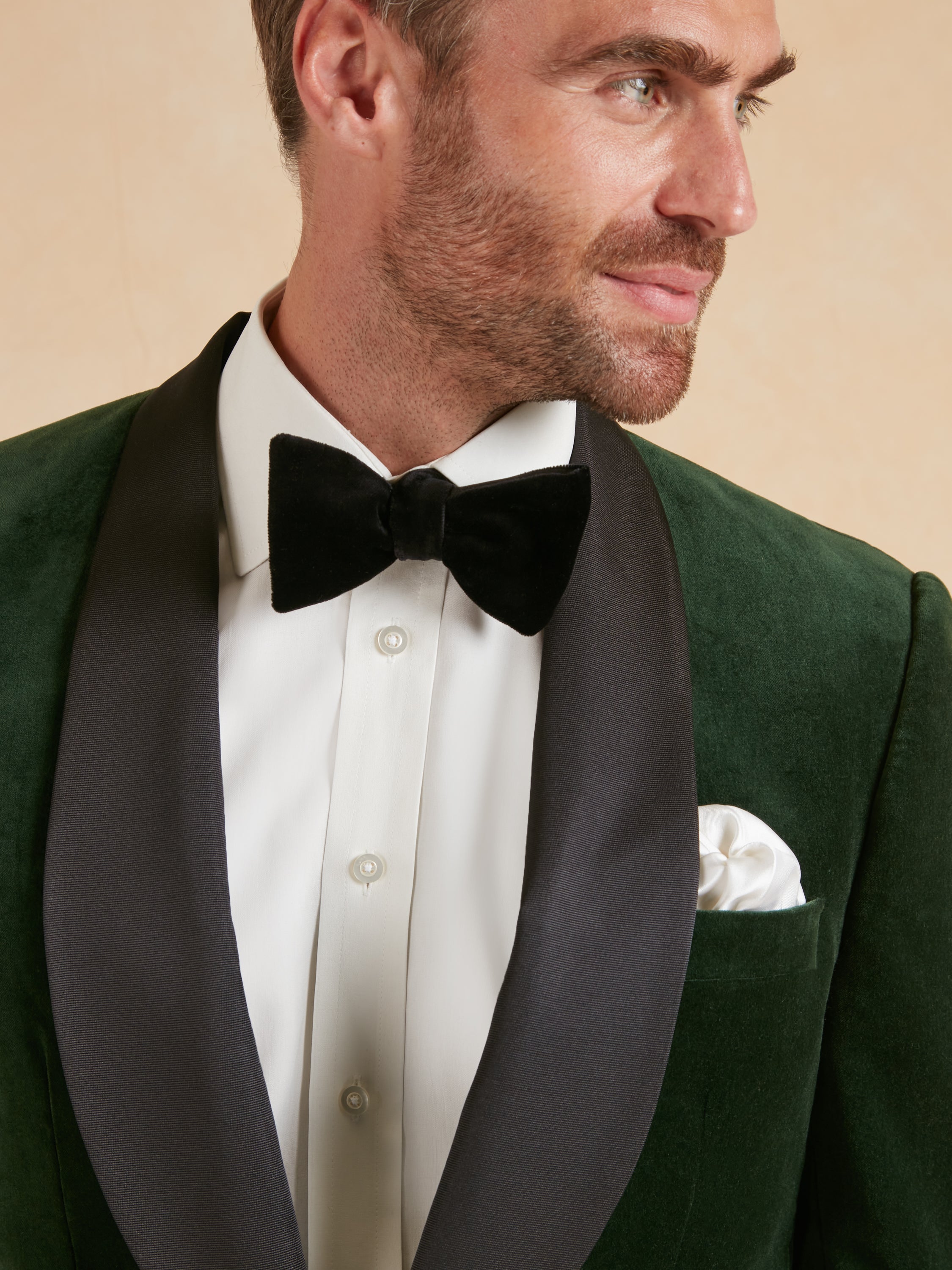 Whittaker Smoking Jacket - Green Velvet