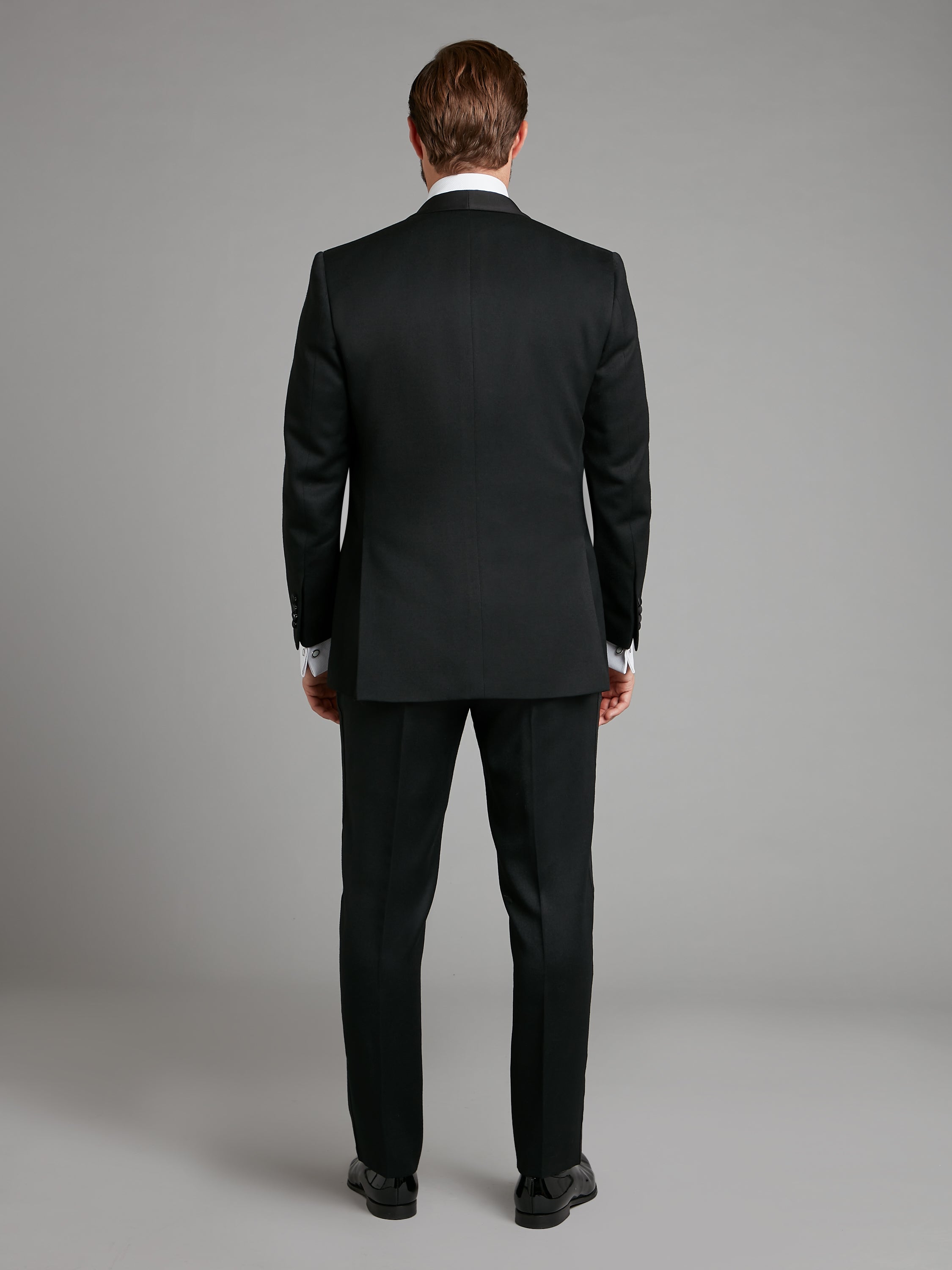 Whittaker Dinner Jacket Black Barathea Oliver Brown London