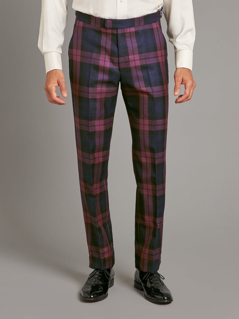 Tartan Trousers — Plum Watch
