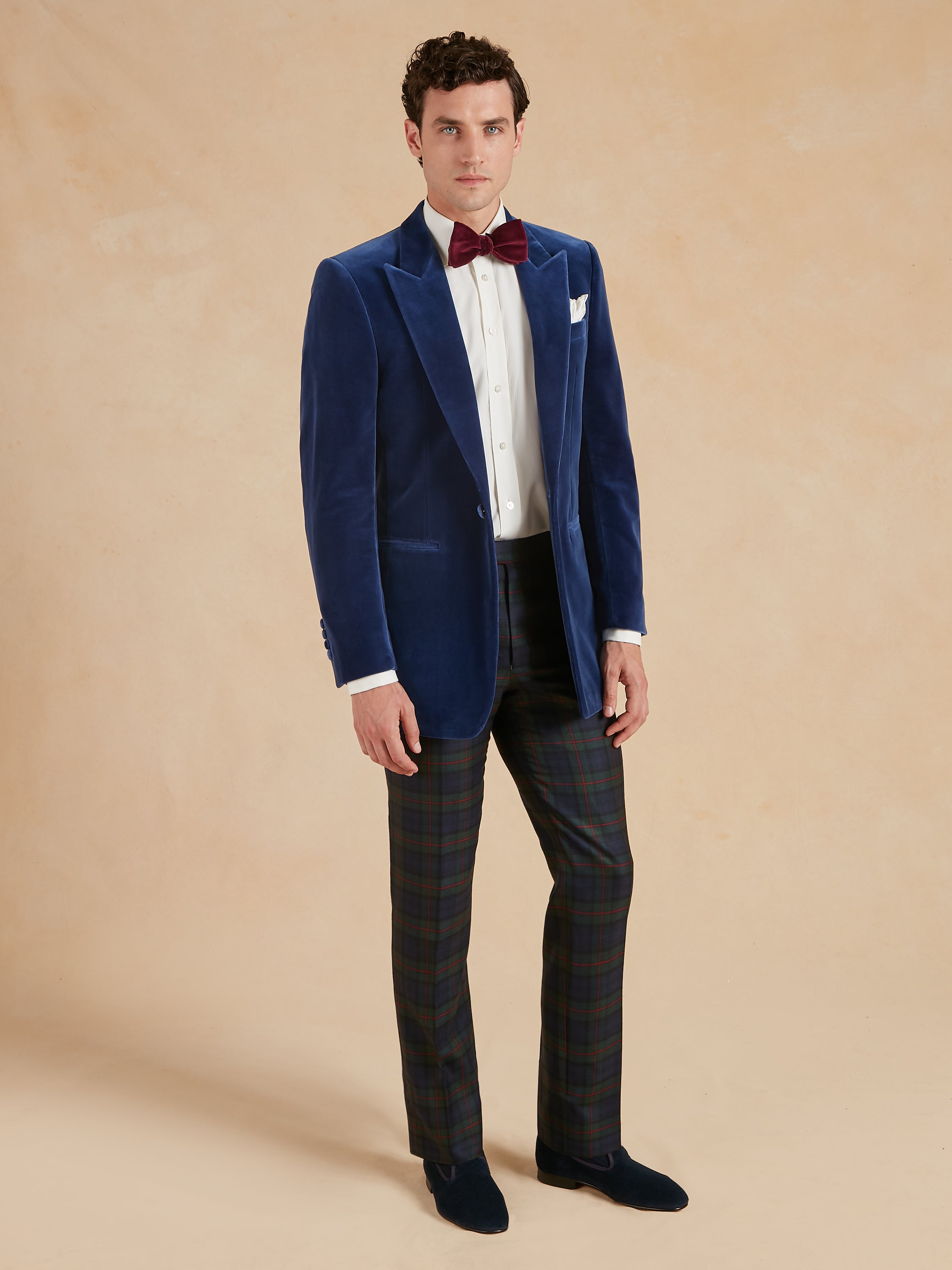 Carlyle Jacket - Indigo Blue Velvet