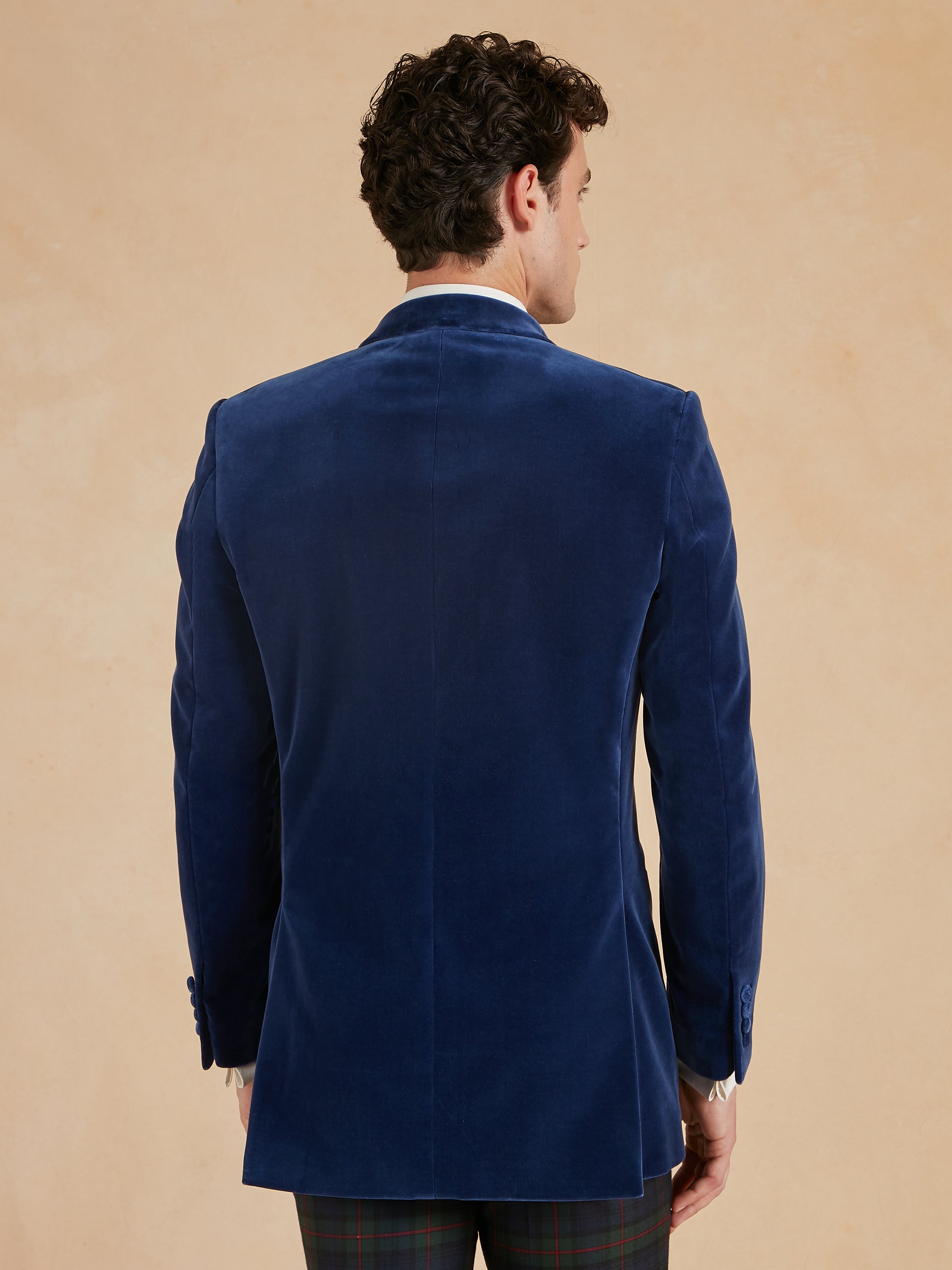 Carlyle Jacket - Indigo Blue Velvet