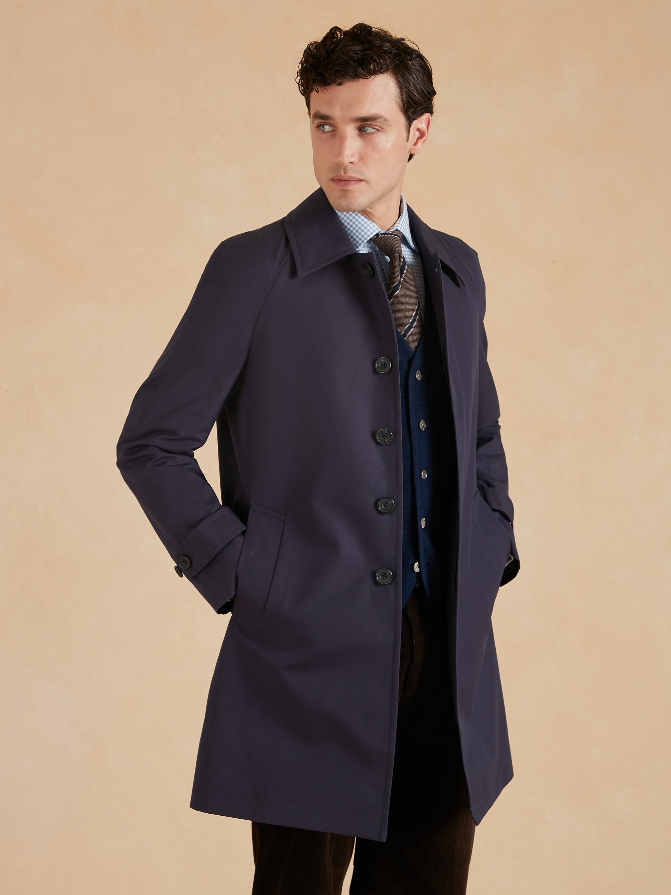 Ventile Raincoat - Navy