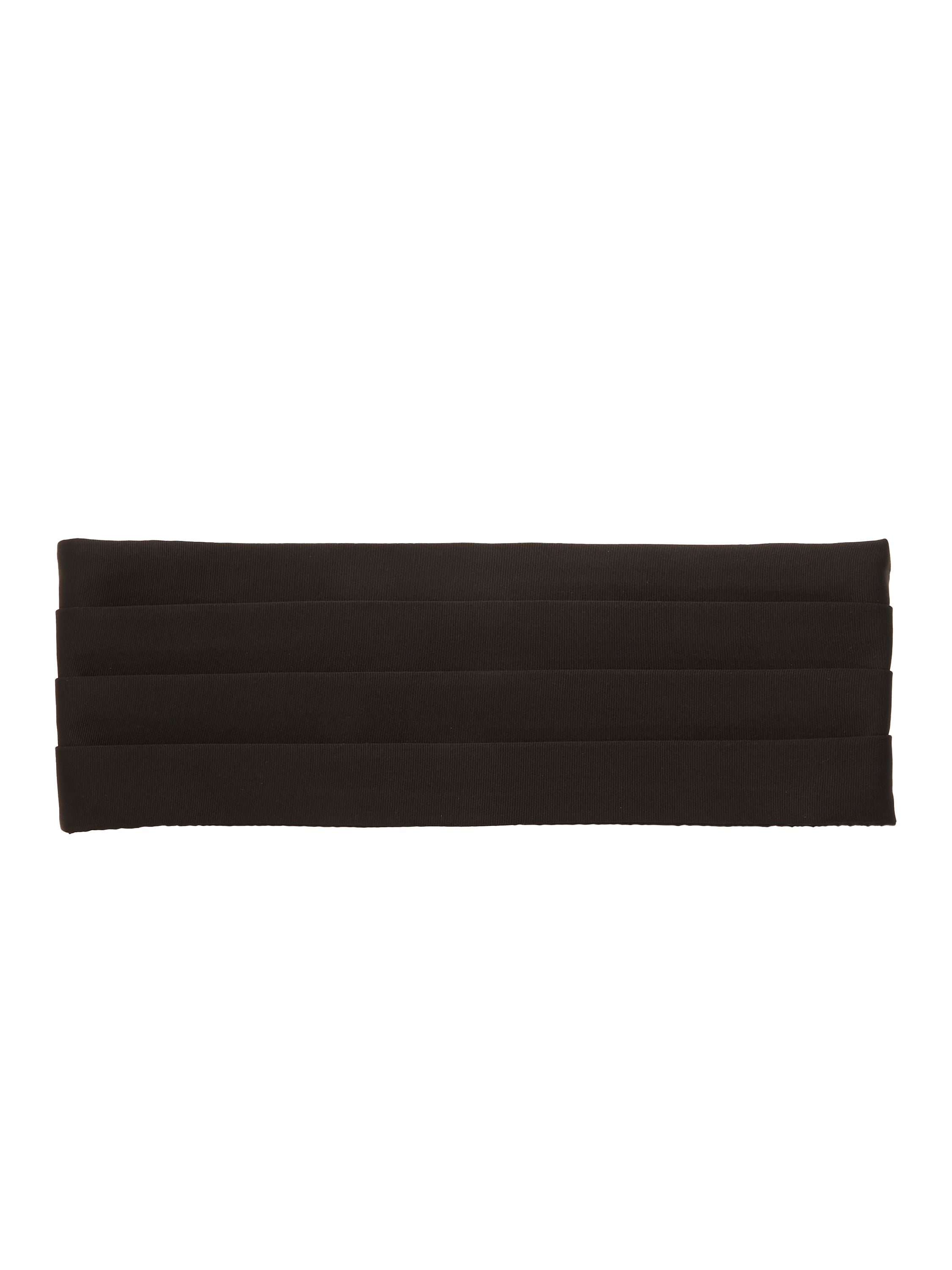 Silk Barathea Cummerbund - Black