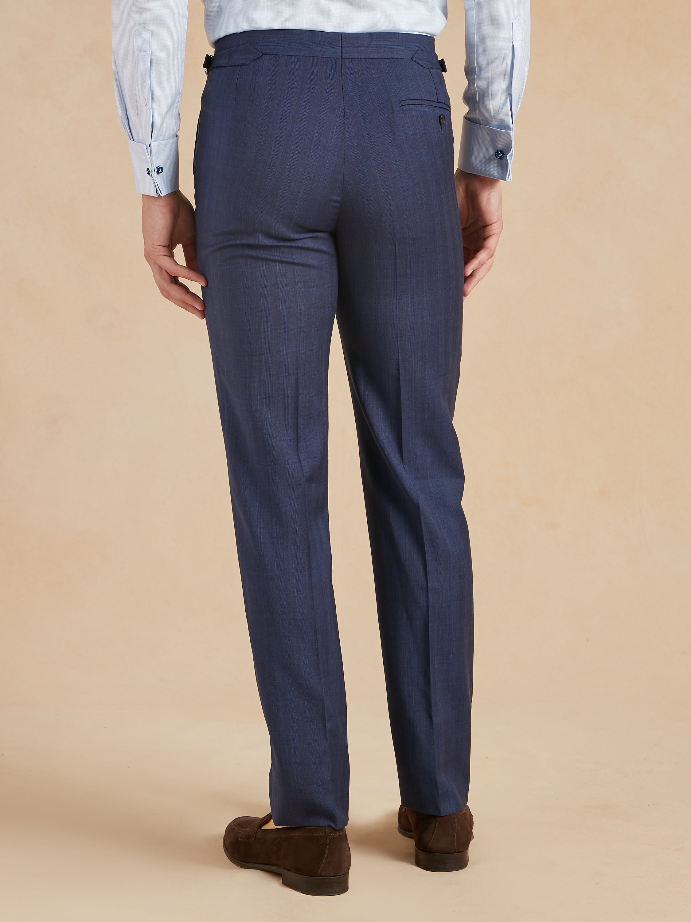 Eaton Classic Fit Suit - Navy Soft Check