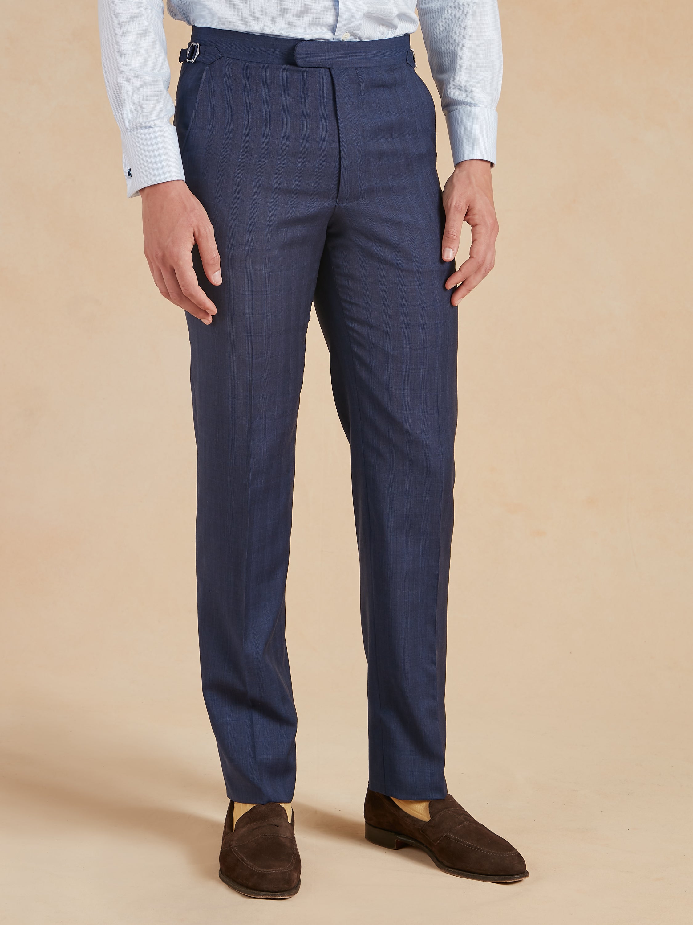 Eaton Classic Fit Suit - Navy Soft Check