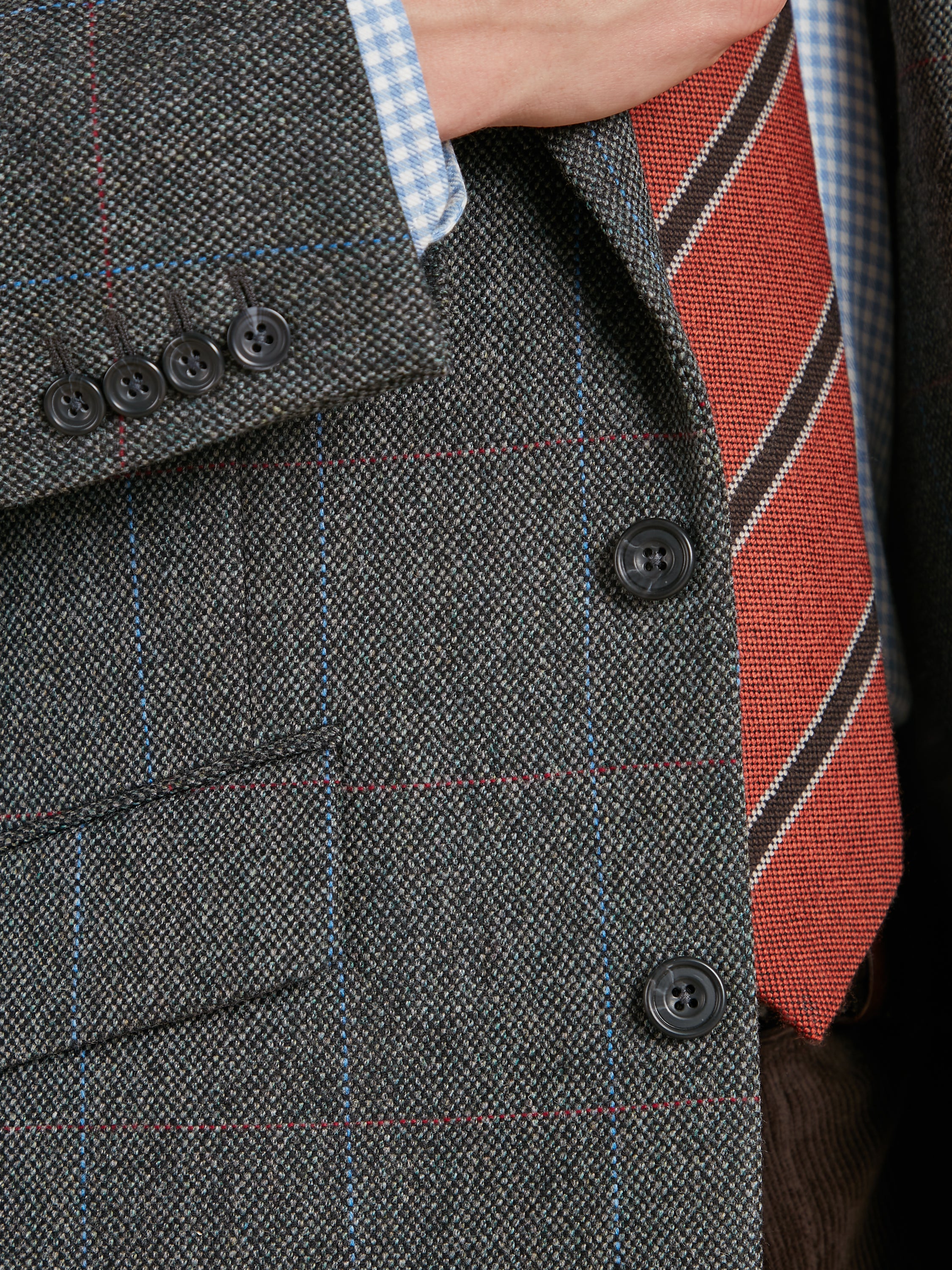 Eaton Jacket - Slate Glen Tweed