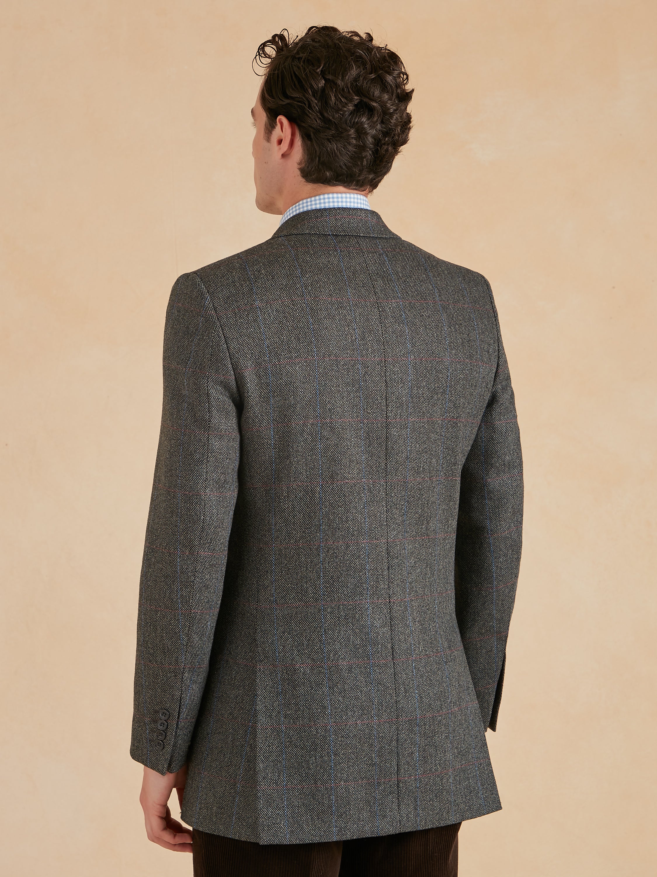 Eaton Jacket - Slate Glen Tweed