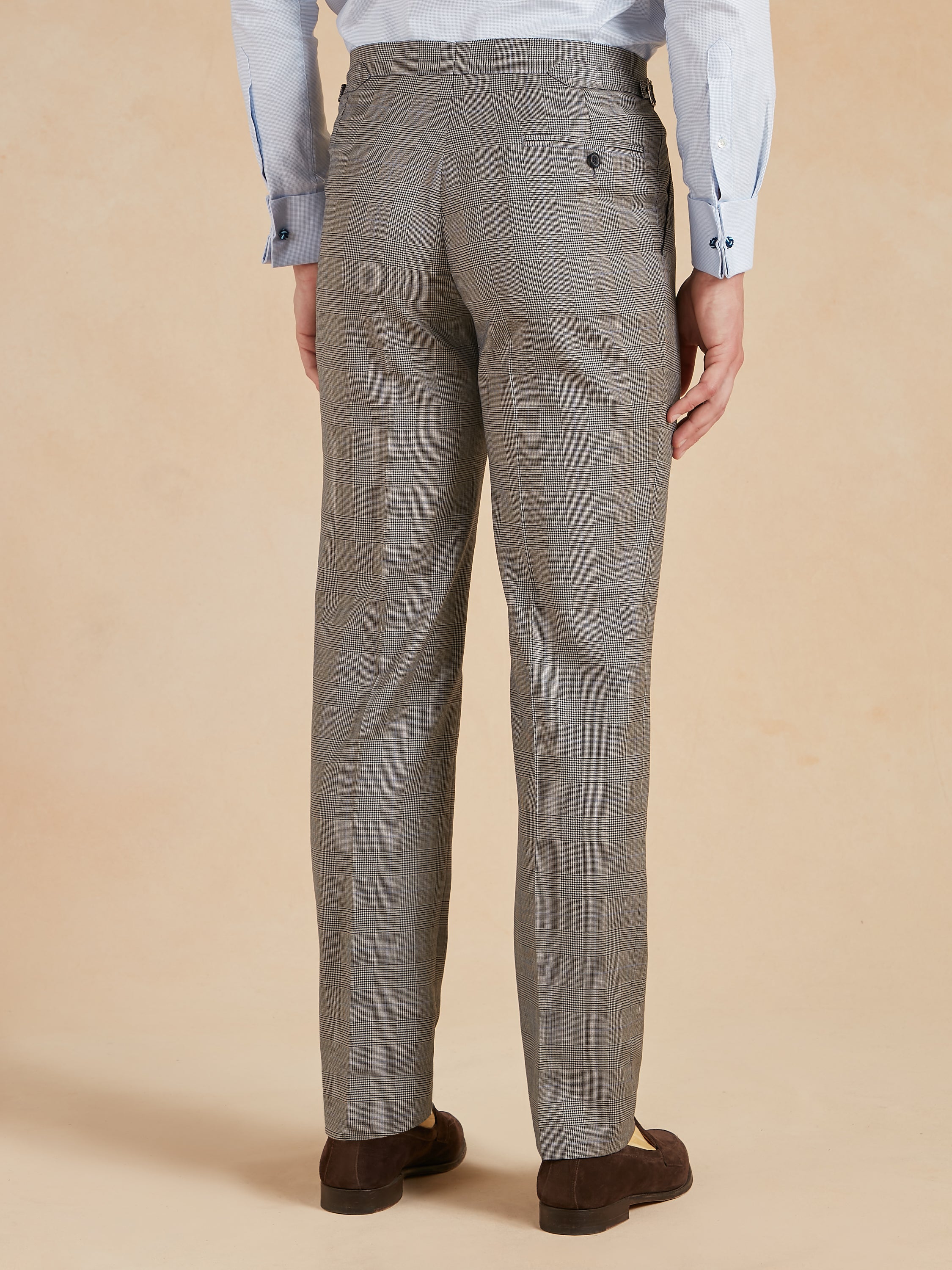 Eaton Classic Fit Suit - Prince of Wales Check Wool