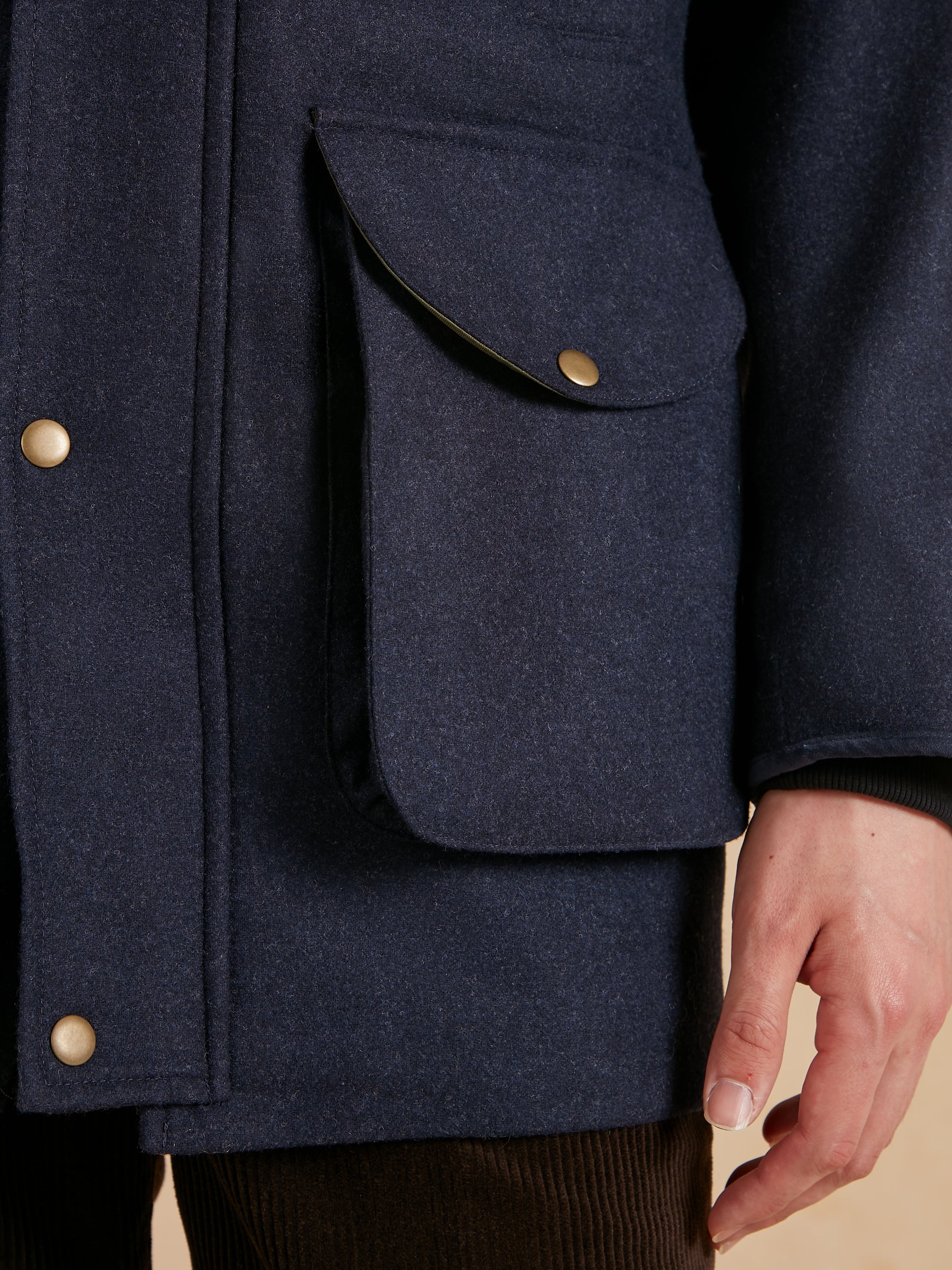 Field Coat - Navy Loden