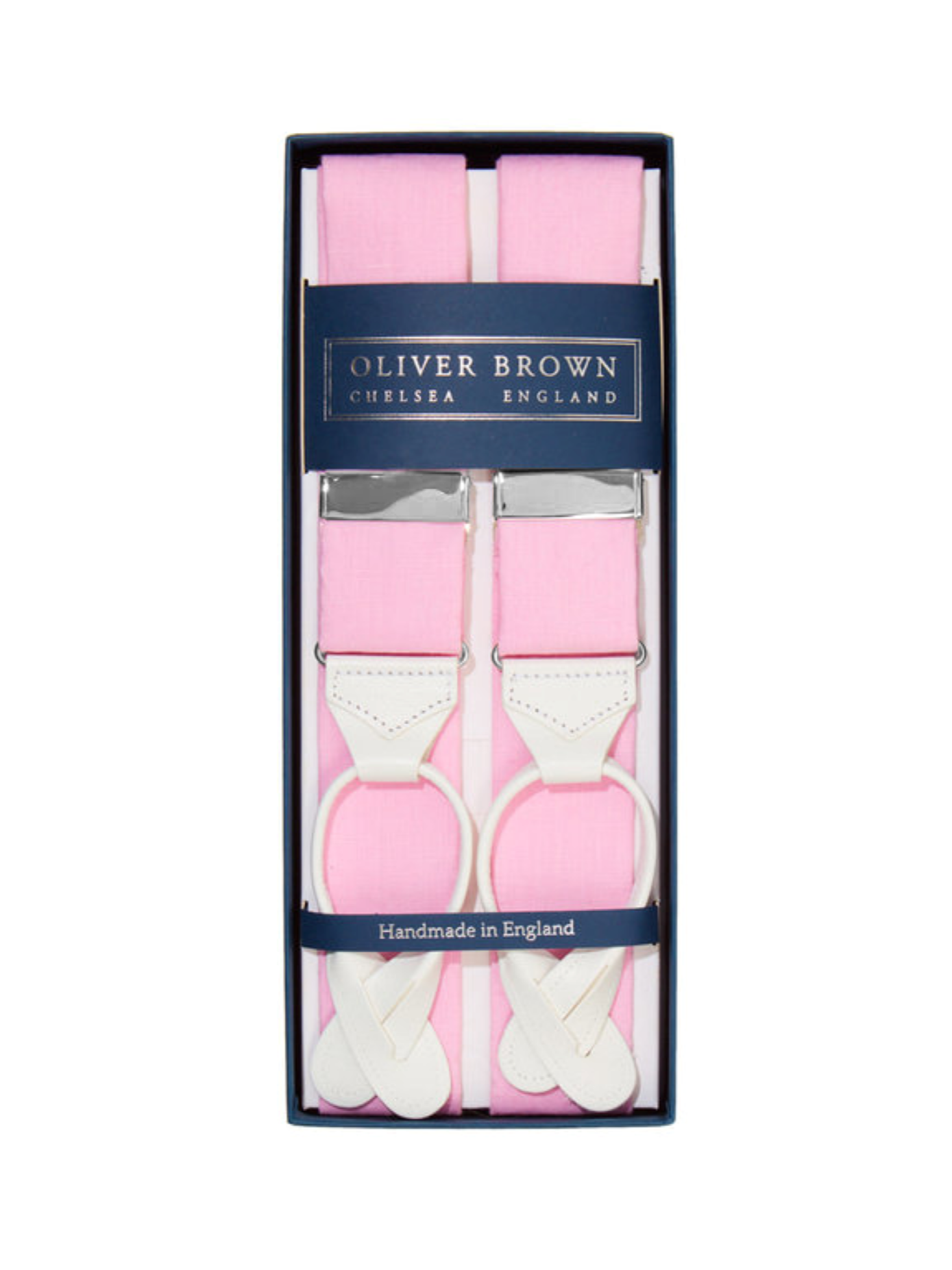Linen Braces - Pink