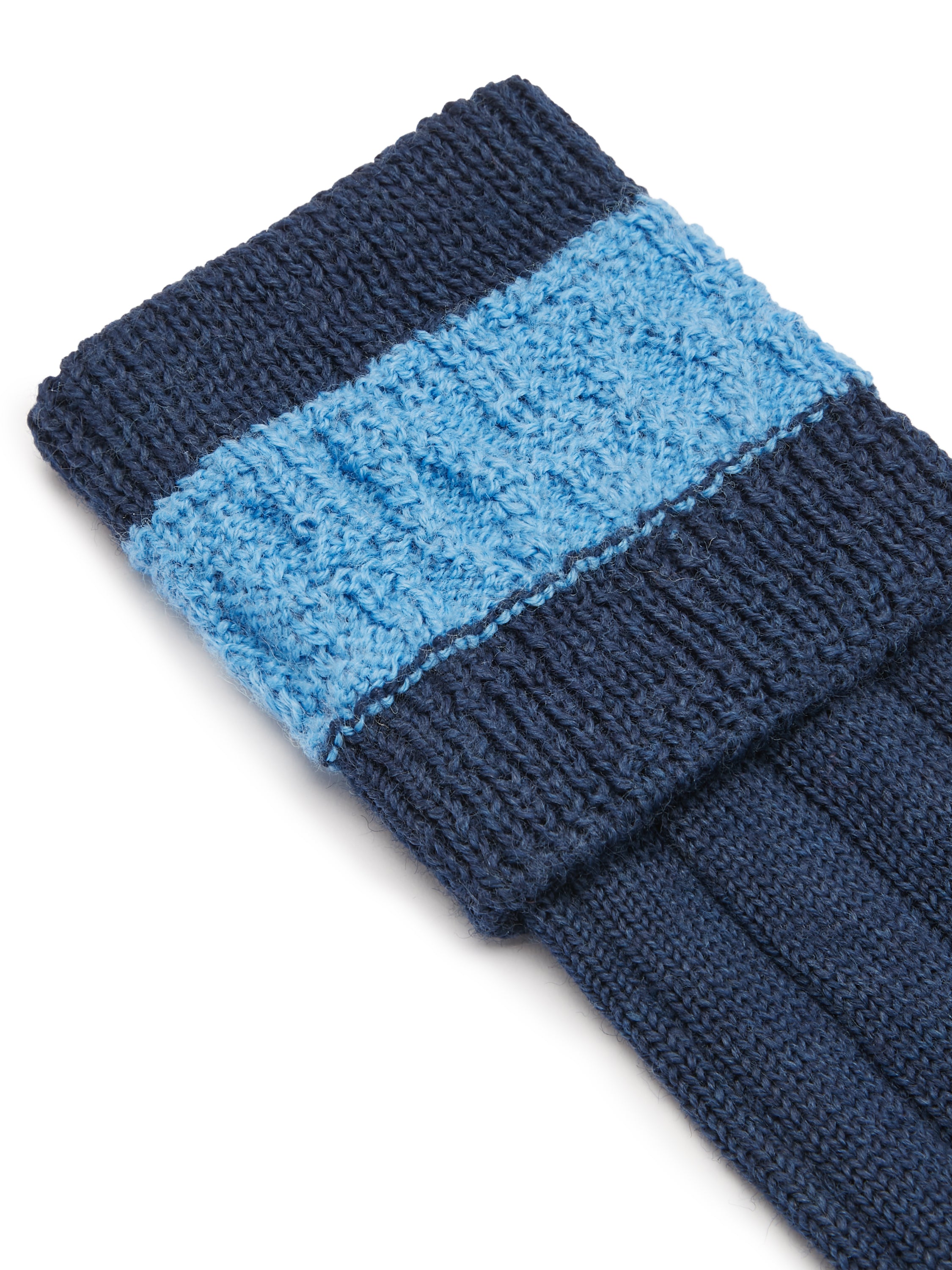 Rannoch Shooting Socks - Navy/Saxe Blue