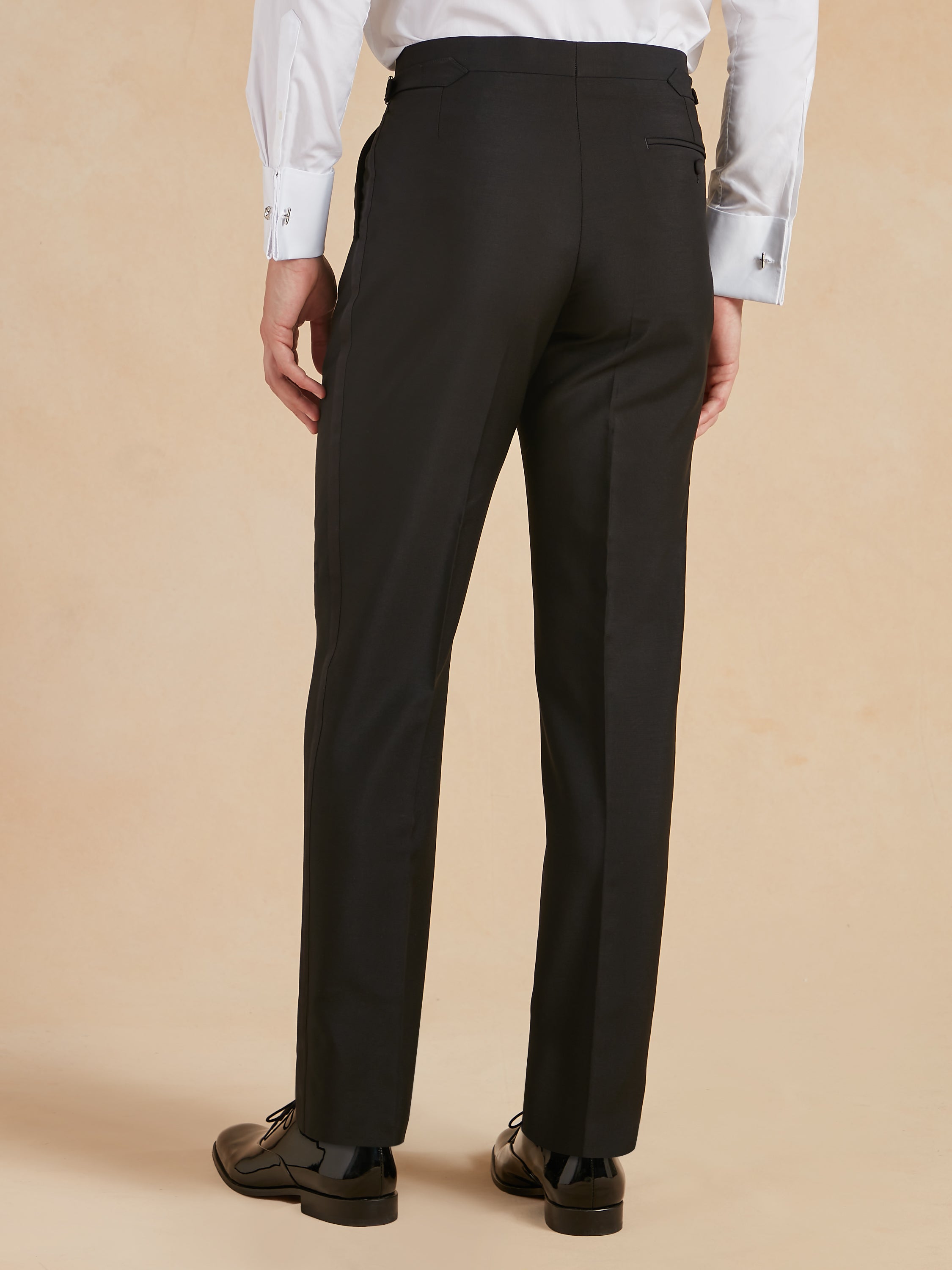 Shawl Lapel Wool/Mohair Dinner Suit – Black