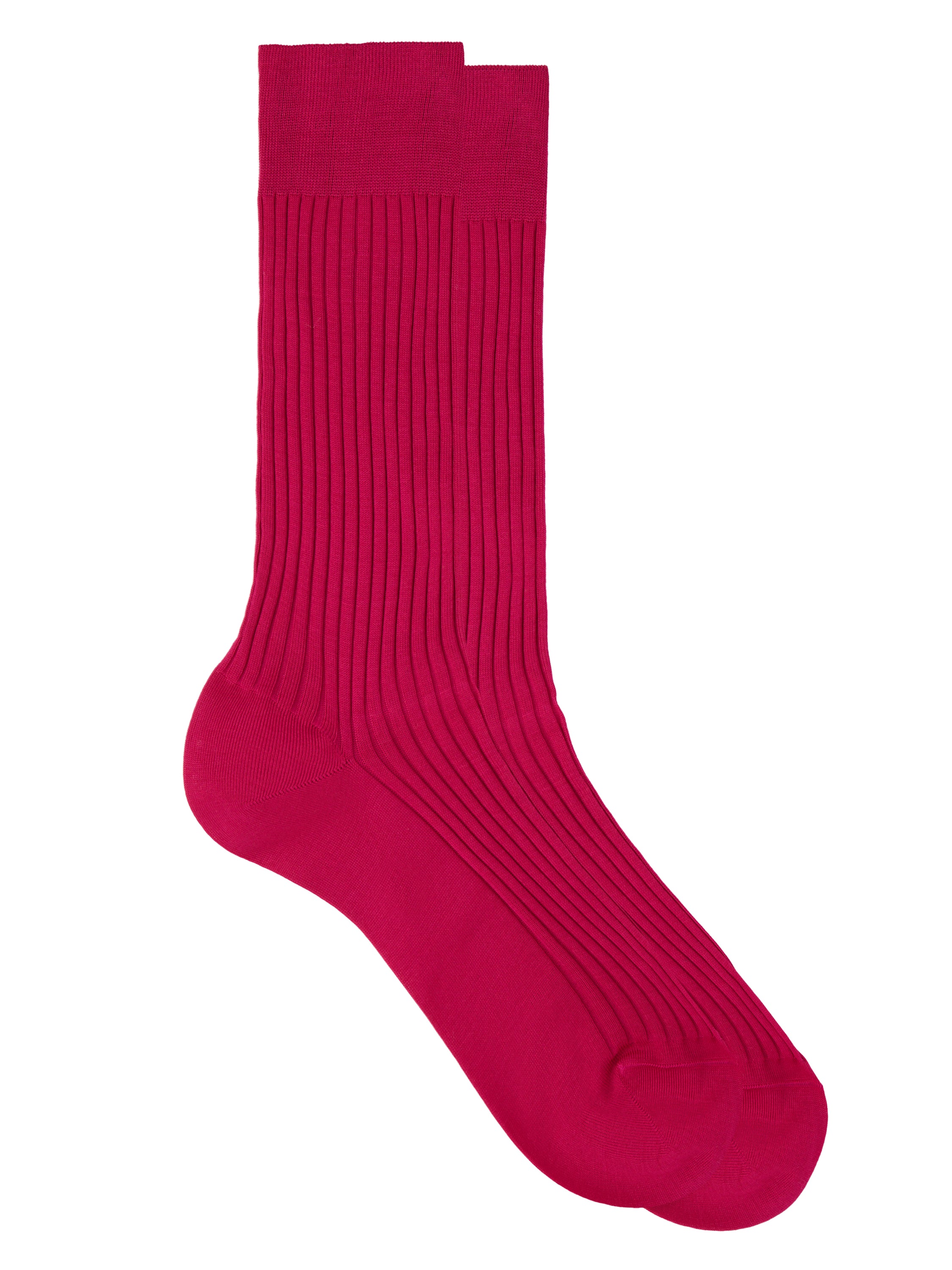 Short Pantherella Cotton Socks - Fuschia