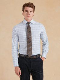 City Tattersall Shirt - Winterbourne Check Brushed Cotton