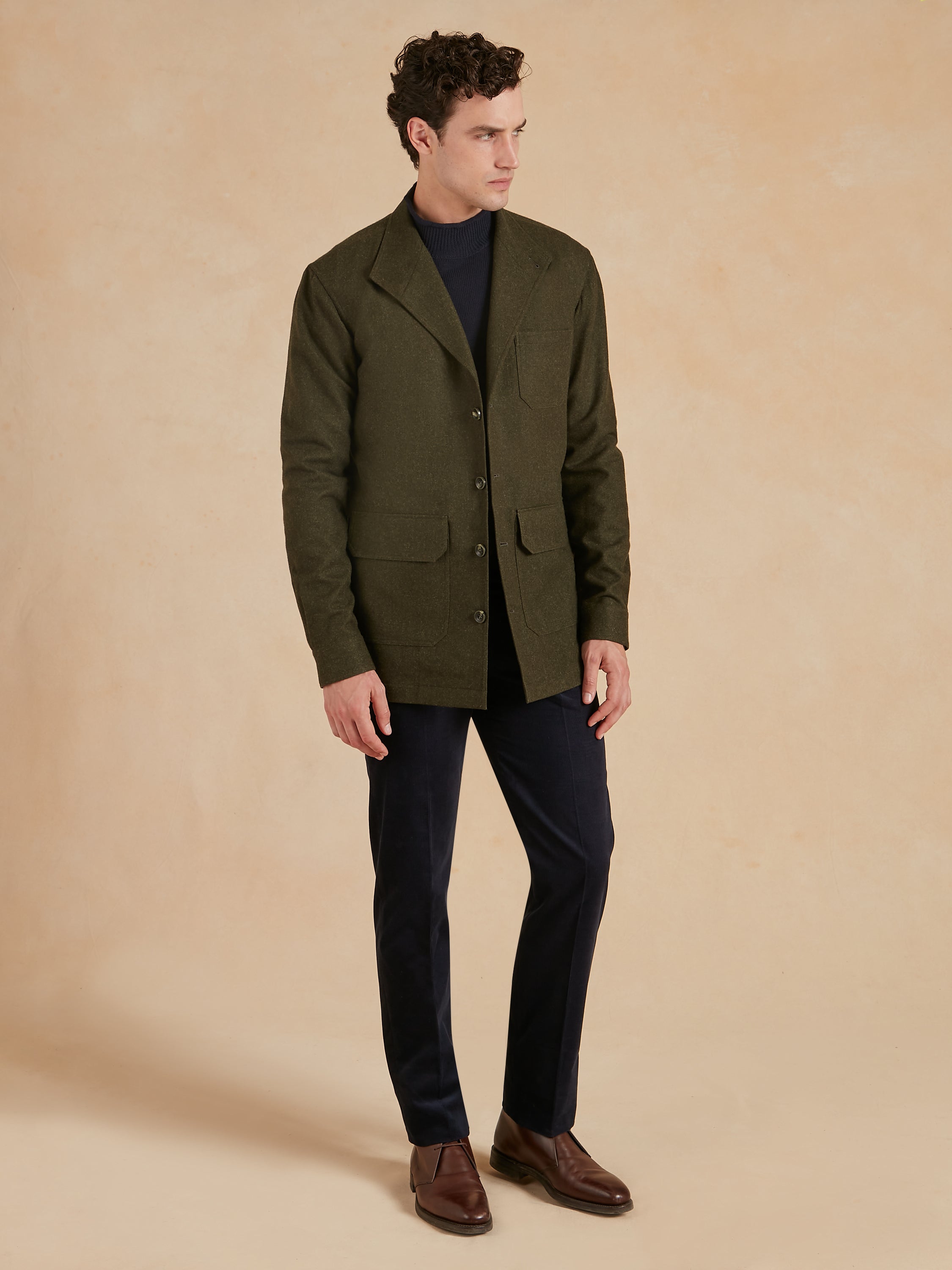 Teba Jacket Loden - Moss Green
