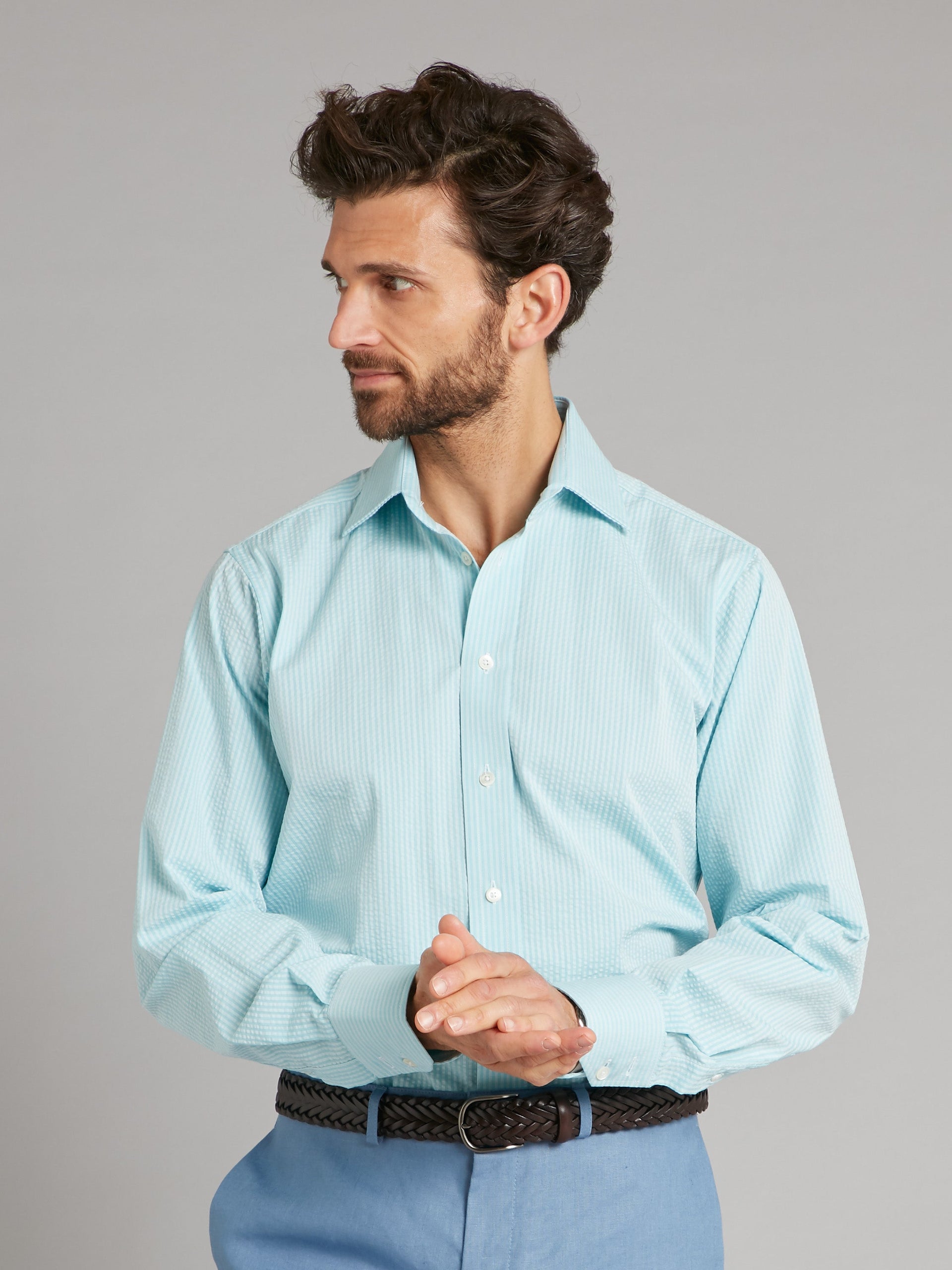 Regular Fit shirt Seersucker