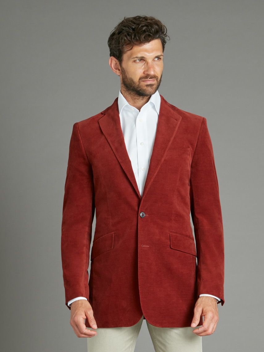 Luxury Eaton Jacket Burnt Pincord