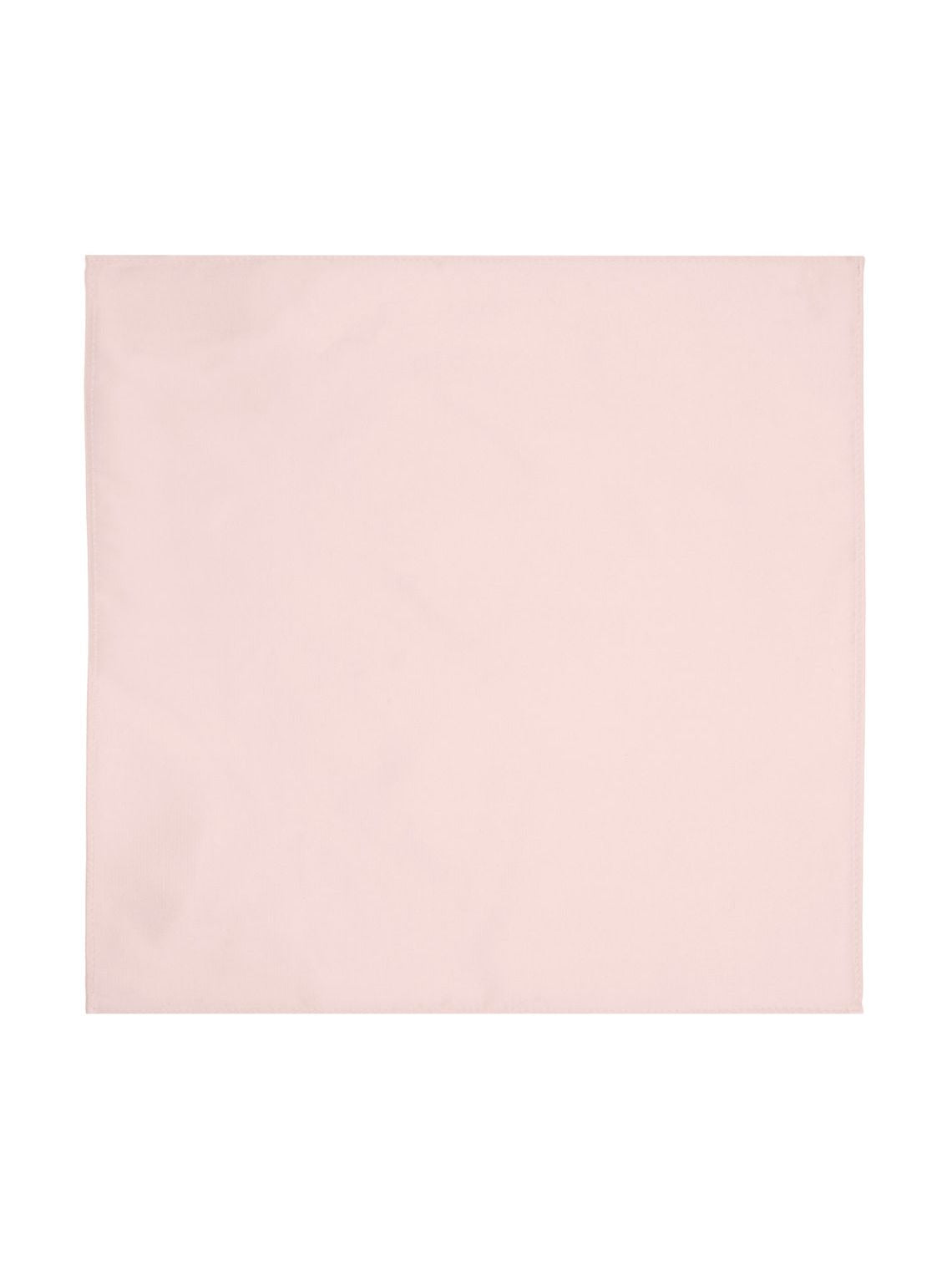 Silk Twill Handkerchiefs - Plain Pastel Pink