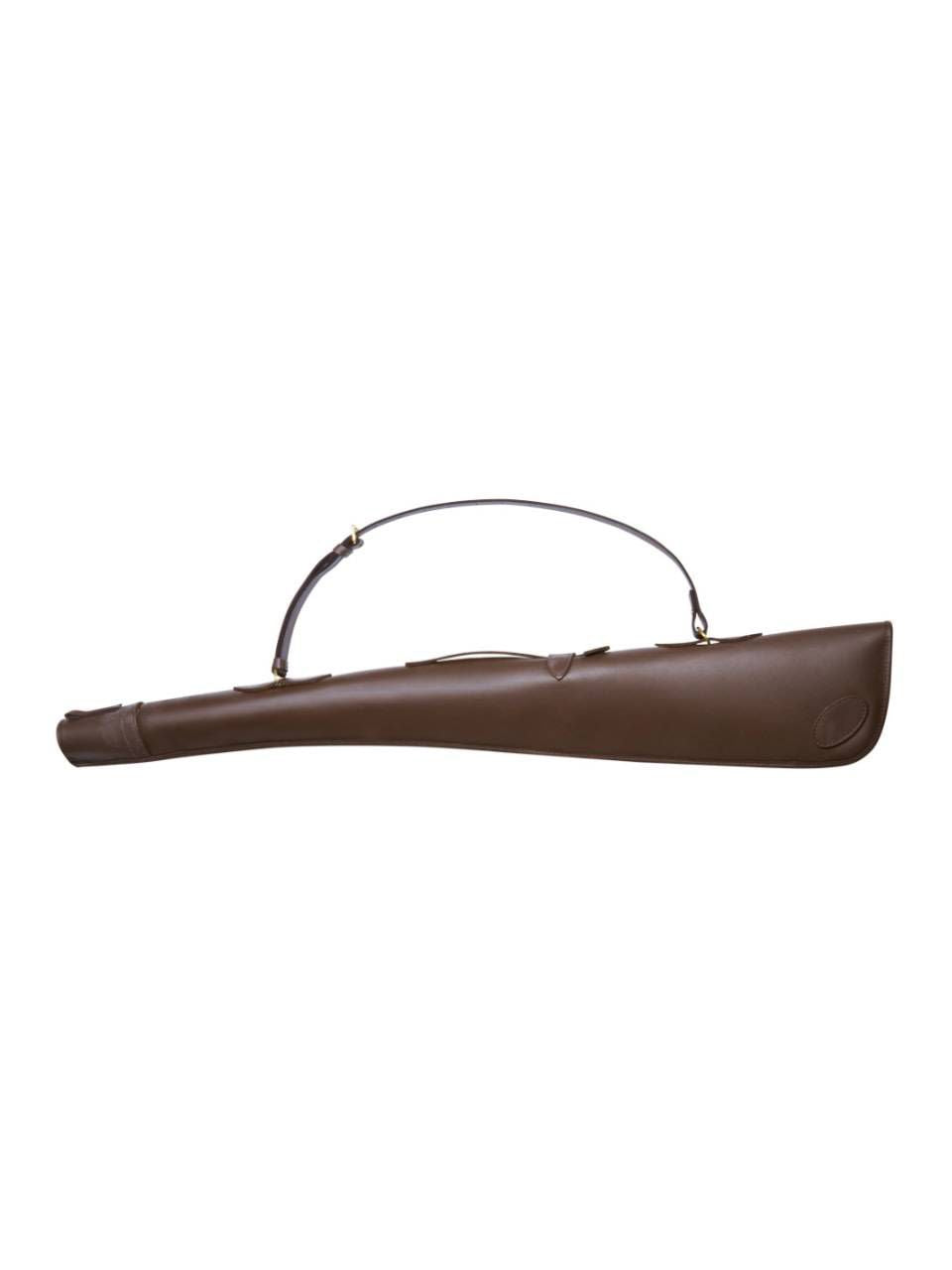 Single Plain Leather Gun Slip