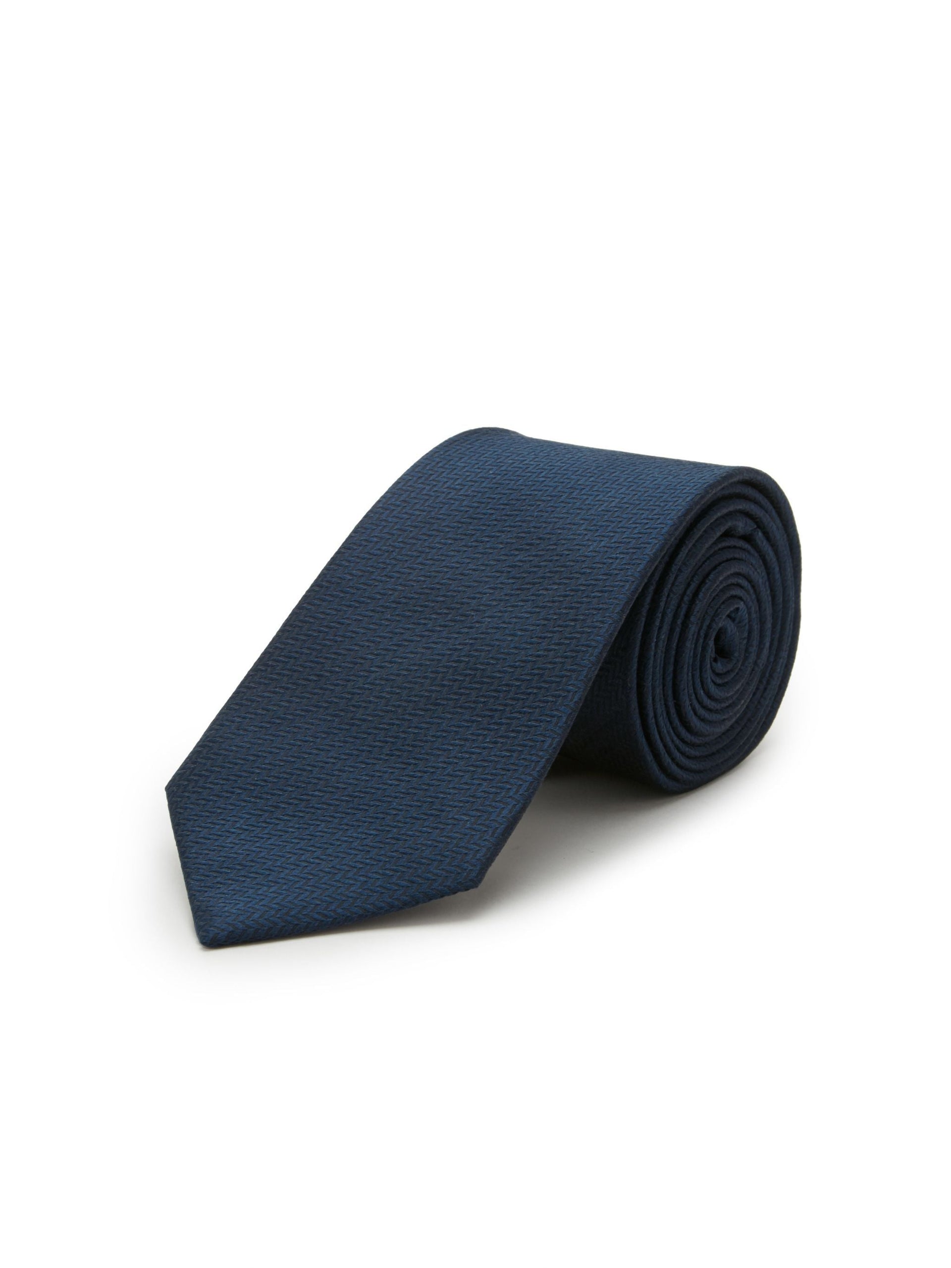 Woven silk tie Herringbone