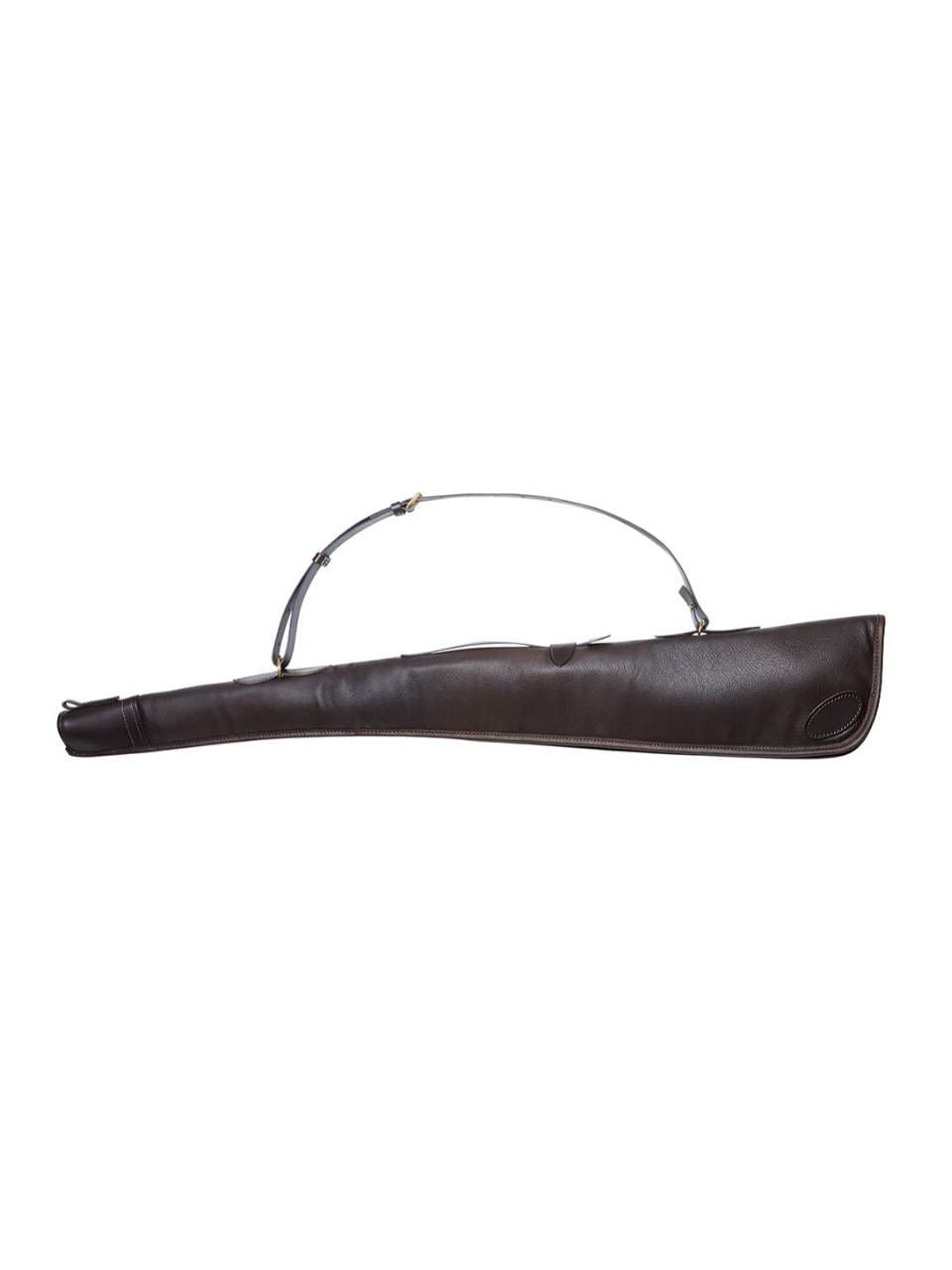 Single Mottled Leather Gun Slip