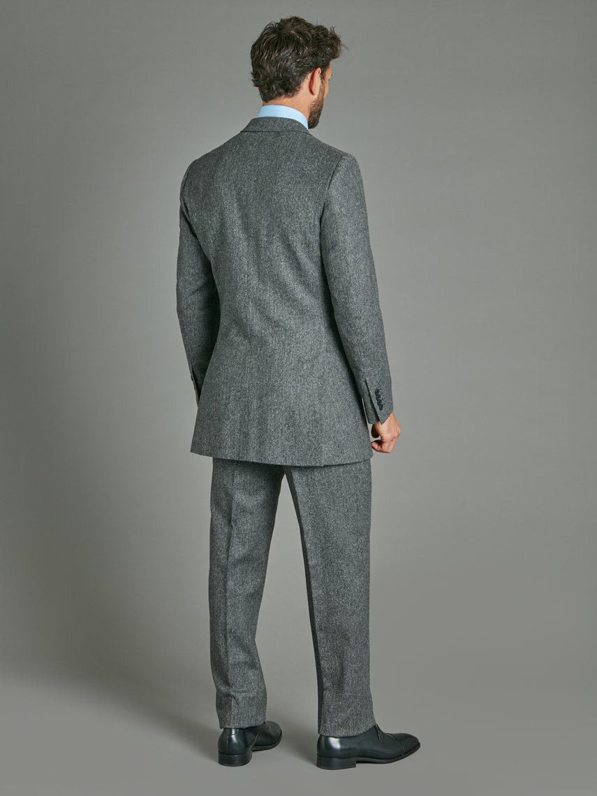 Sloane Suit - Flecked Mid Grey